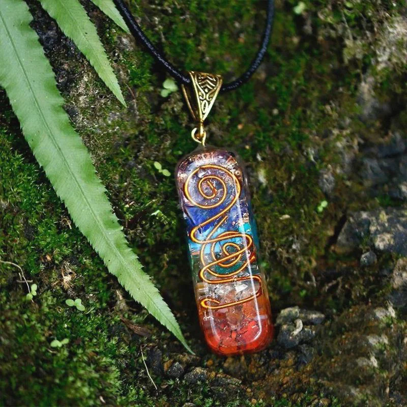 7 Chakra Orgone Pendant Necklace-Gift
