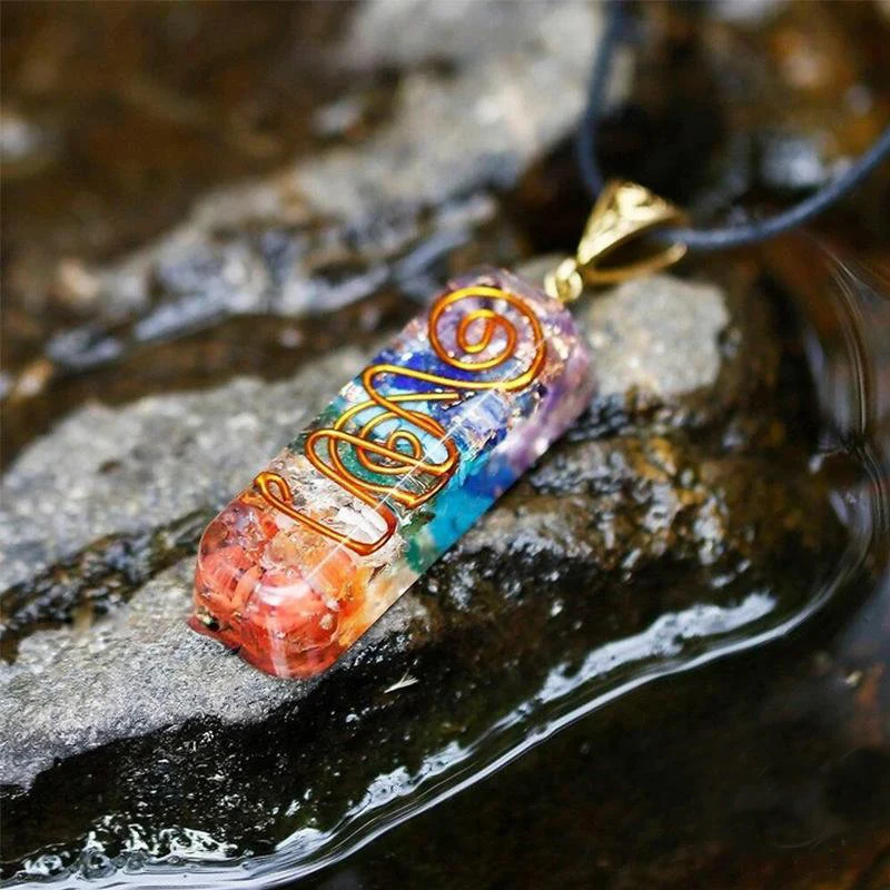 7 Chakra Orgone Pendant Necklace-Gift