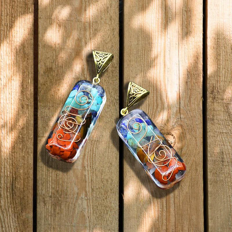 7 Chakra Orgone Pendant Necklace-Gift