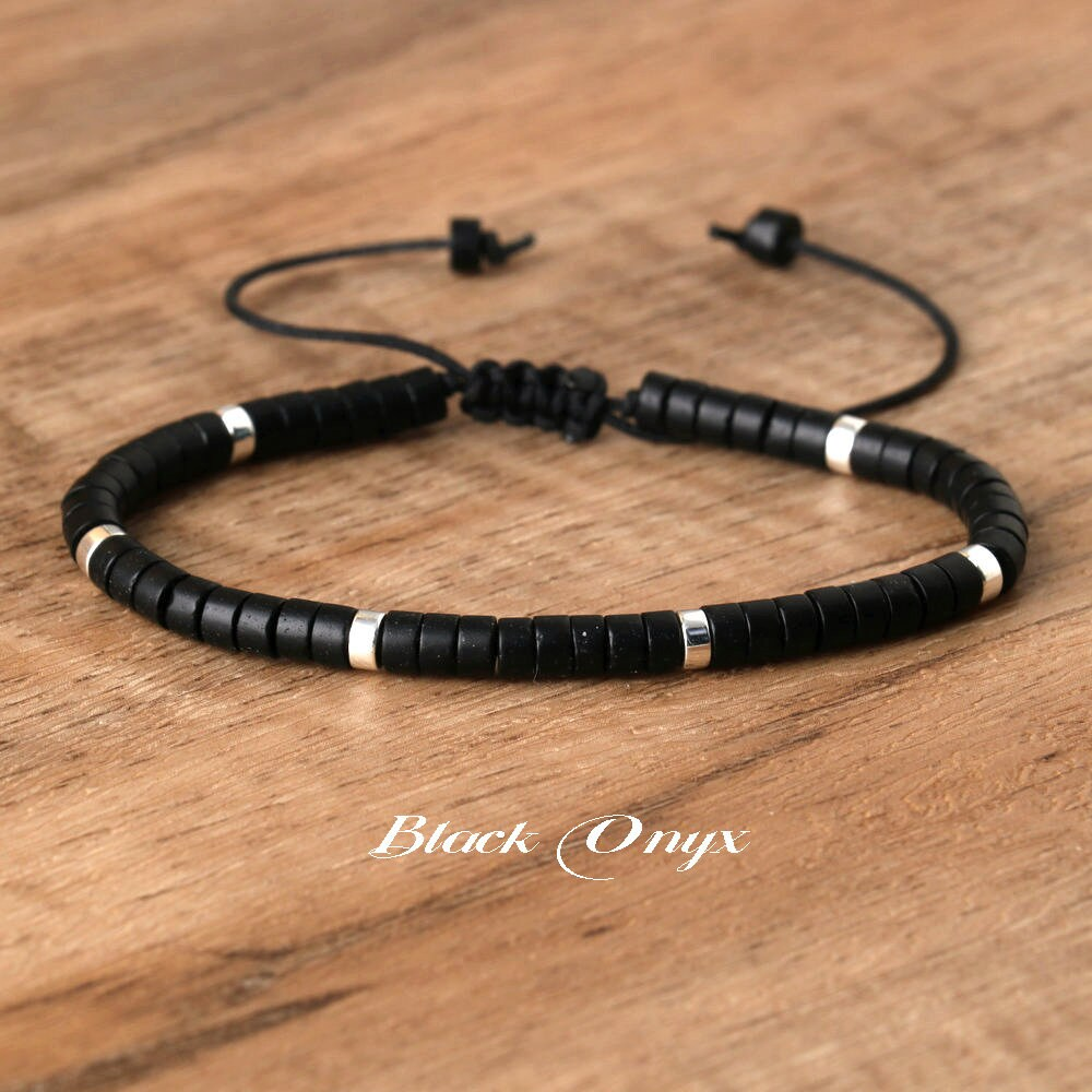 Minimalit Bracelet- Dainty Bracelet, Natural Stone Small Beads Bracelet, Delicate Healing Crystal Yoga Bracelet Gift for Women