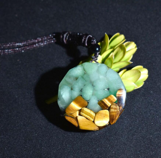 Orgone Pendant Necklace-Tree Of Life Energy Orgonite Necklace