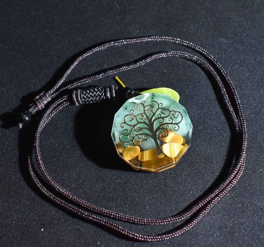Orgone Pendant Necklace-Tree Of Life Energy Orgonite Necklace