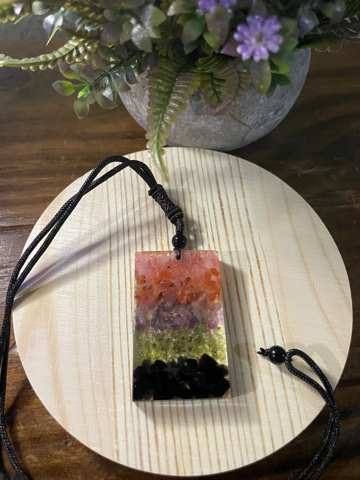 Orgonite Orgone Pendant Necklace EMF Protection
