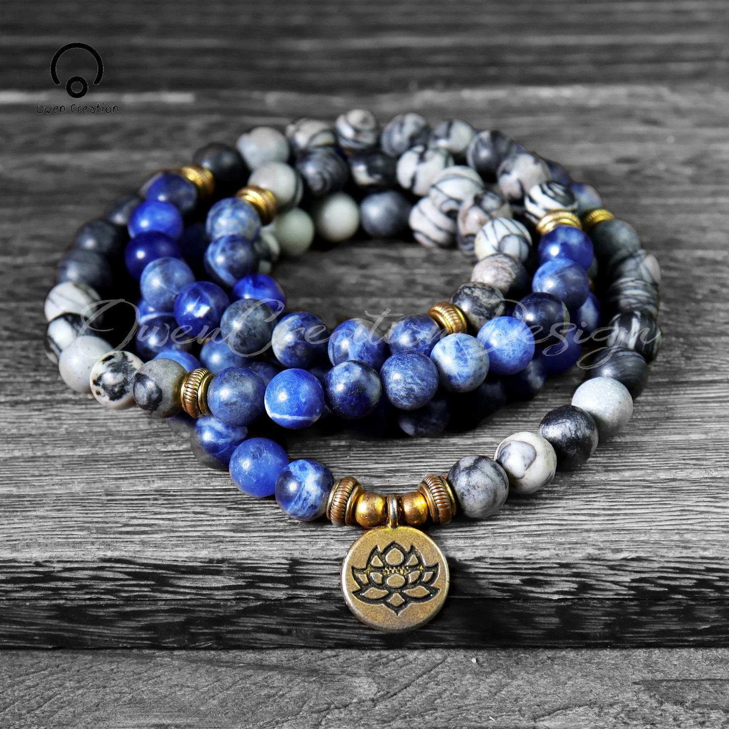 108 Beads Mala Prayer Bracelet- Amethyst Stone Bracelet Necklace-Gifts for Mom
