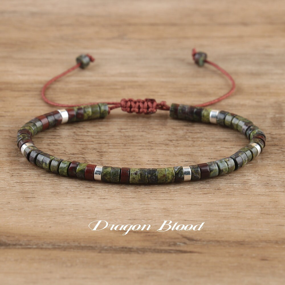 Minimalit Bracelet- Dainty Bracelet, Natural Stone Small Beads Bracelet, Delicate Healing Crystal Yoga  Bracelet Gift for Women