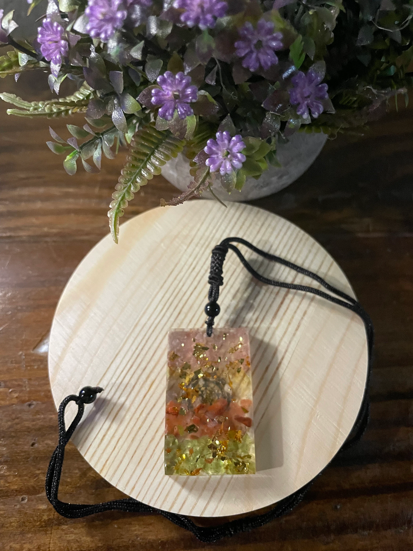 Orgonite Natural Crystal Pendant