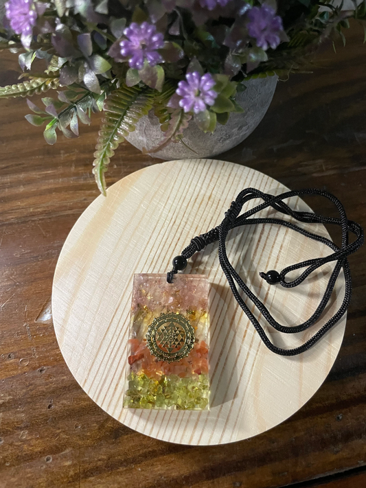 Orgonite Natural Crystal Pendant